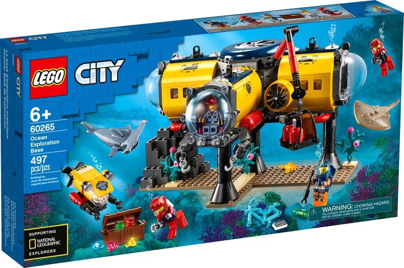 

Конструктор LEGO City 60265 Океан: исследовательская база