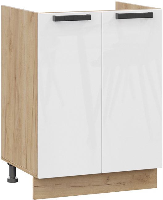 

Шкаф напольный Трия Детройт 1Н6М исп.2 (дуб крафт золотой/белый глянец)