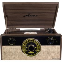Виниловый проигрыватель Alive Audio Fusion Dark Wood