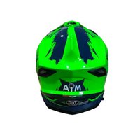 Мотошлем AIM JK802Y 802Y-016-YS (Y/S, зеленый/синий)