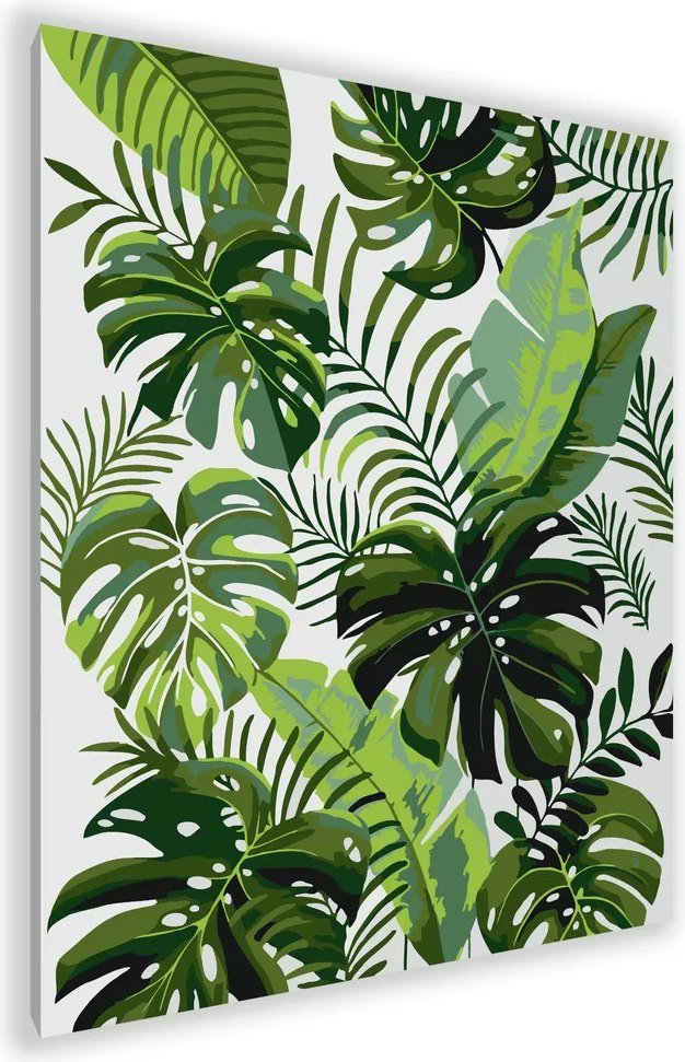 

Картина по номерам PaintLine Тропические листья PL-00153