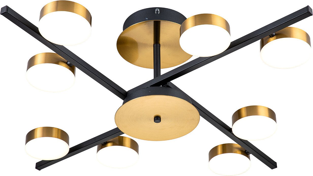 

Люстра средней высоты Escada Alcor 10266/8 LED*120W Black/Brass