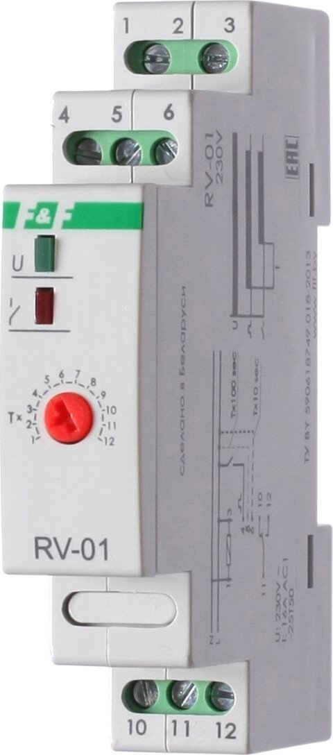 

Реле времени Евроавтоматика F&F RV-01 EA02.001.007