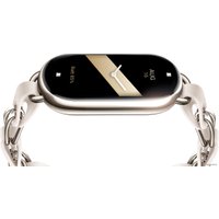 Фитнес-браслет Xiaomi Smart Band 8 (золотистый, с золотистым ремешком из кожи и металла, китайская версия)