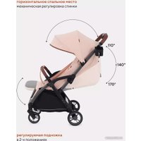 Коляска прогулочная «книга» Rant MOWbaby Atom MB200 (pink)