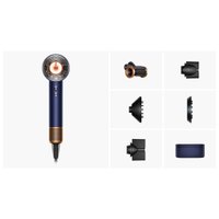 Фен Dyson HD16 Supersonic Nural Straight+Wavy (без кейса, с переходником на евровилку, берлинская лазурь/медный)