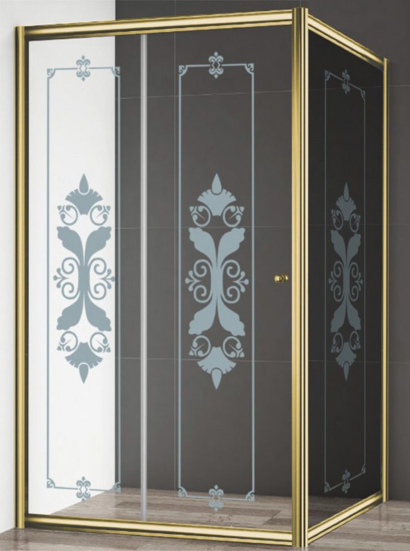 

Душевая стенка Cezares GIUBILEO-100-FIX-CP-G-R