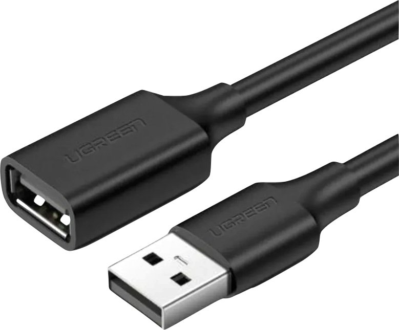 

Удлинитель Ugreen US103 10313 USB Type-A - USB Type-A (0.5 м, черный)