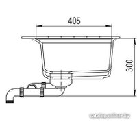 Кухонная мойка Aquasanita Delicia Plus GQD150 (alumetallic 202 W)