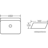 Умывальник CeramaLux 2242