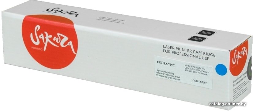 Картридж Sakura Printing SACE311A/729C (аналог HP CE311A)