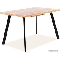 Кухонный стол Signal Brick BRICKDAC120 (дуб артизан/черный)