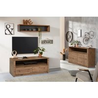 Тумба Рэйгрупп Bromo ТК-09 2Y 130x54x51 ТВ-08 VL (дуб веллингтон)