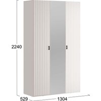 Шкаф-купе Трия Тиффани 407.000.000 (кашемир/кашемир матовый) в Гомеле
