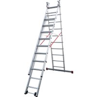 Лестница-стремянка Новая высота NV 523 трёхсекционная индустриальная 3x10 ступеней