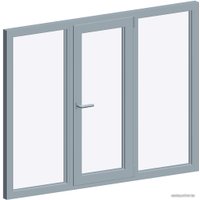 Окно ПВХ Dexen B70 2080x1430 Г+П/О+Г СП2Э