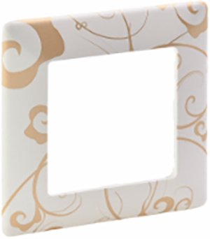 

Рамка Legrand Valena Life 1 пост (ампир белый)