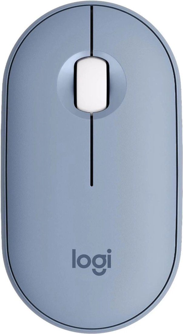 Мышь Logitech M350S Pebble 2 (синий)
