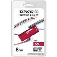 USB Flash Exployd 580 8GB (красный)