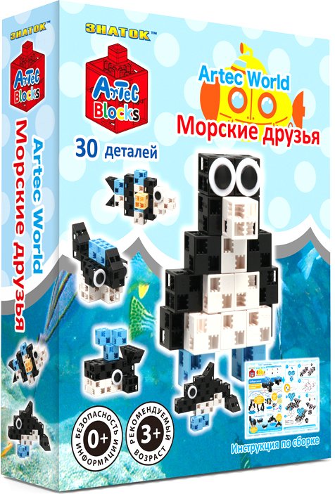 

Конструктор Знаток Artec Blocks Морские друзья