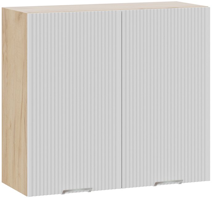 

Шкаф навесной Трия Кимберли 1В8 (дуб крафт золотой/сноу)