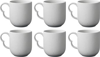 Набор кружек Classmark Montserrat керамические HQY25012005 (6шт, белый)