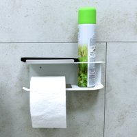 Держатель для туалетной бумаги Мультидом ХП34-292 (белый)