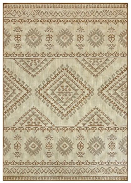 

Ковер для жилой комнаты Bossan Viva B300A-KAHVE-BEJ 200x290