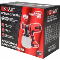 Краскораспылитель Brait BCSG20-2PU PRO (с 1-им АКБ)