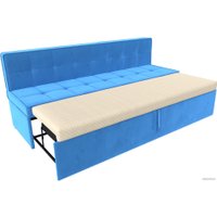 Диван Лига диванов Техас 340 (велюр голубой)