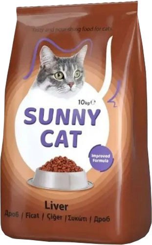 

Сухой корм для кошек Sunny Cat Liver (с печенью) 10 кг