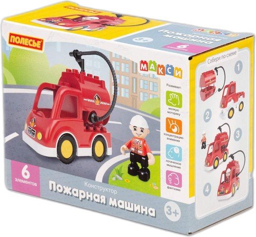 

Конструктор Полесье Макси Пожарная машина 10821