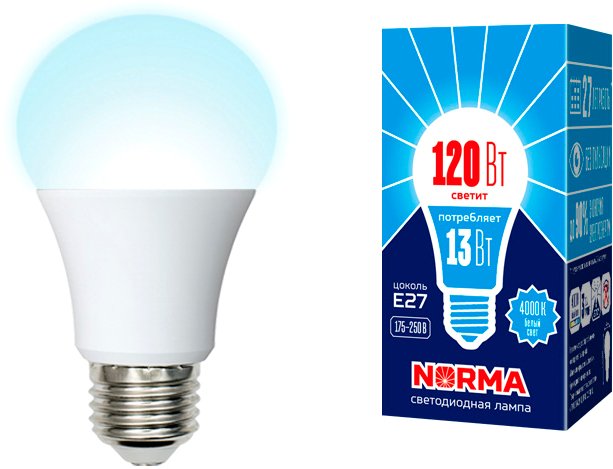 

Светодиодная лампочка Volpe LED-A60-13W-NW-E27-FR-NR UL-00004023
