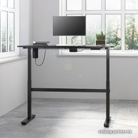 Стол для работы стоя ErgoSmart Electric Full Desk L (черный)