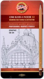 

Набор простых карандашей Koh-i-Noor Hardtmuth 1502/lll Мет (12шт)