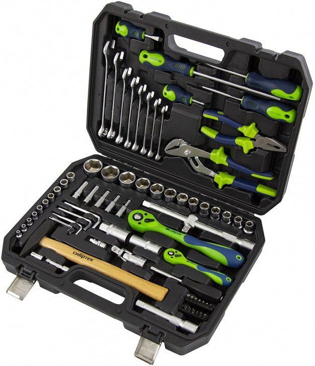 

Универсальный набор инструментов СибрТех 13528 (76 предметов)