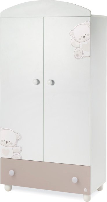 

Шкаф распашной Italbaby Jolie 070.6405-0530 (белый/шоколад)