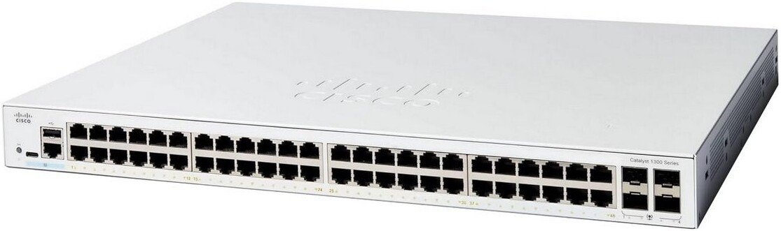 Управляемый коммутатор 3-го уровня Cisco C1300-48T-4G