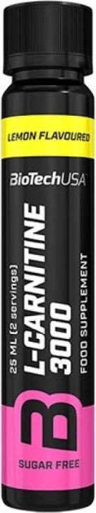 L-карнитин BioTech USA L-Carnitine 3000 (25 мл, лимон)