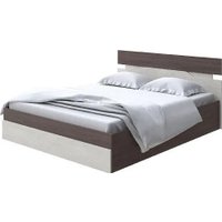 Кровать PROxSON Milton с ПМ 180x200 (ясень шимо темный/дуб шамони светлый 124)