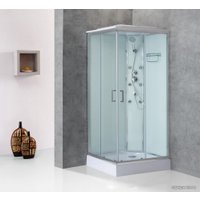 Душевая кабина BelBagno Uno-Cab-A-2-90-C-Cr-Top (прозрачное стекло)