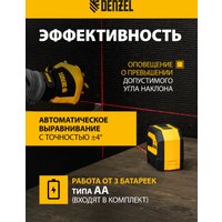 Лазерный нивелир Denzel LX 02 Red 35056