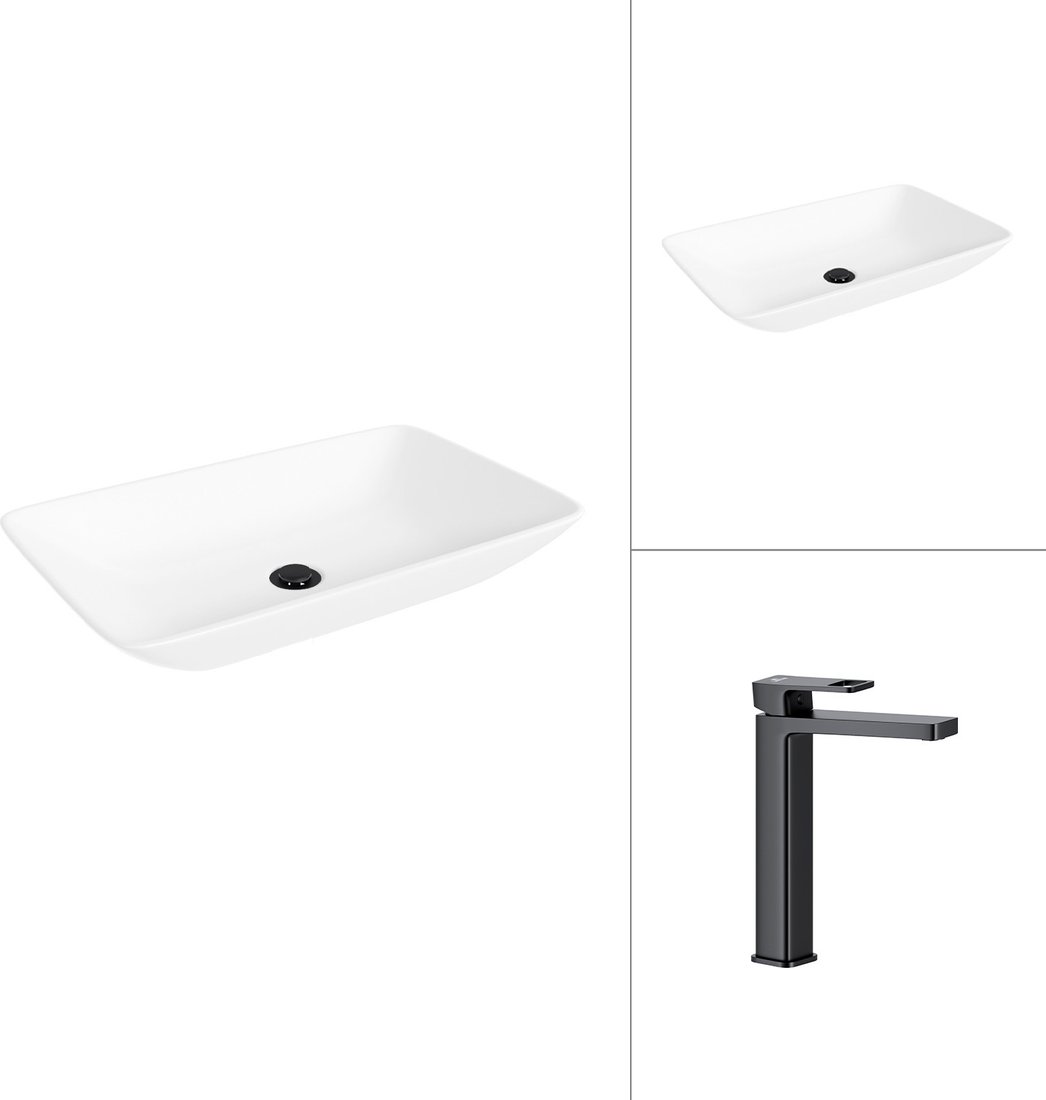 Умывальник Lauter 21540 + Cascade 21СК0655BS