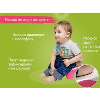 Дорожный горшок Roxy Kids HandyPotty 3 в 1 HP-255FG (фуксия/серый)