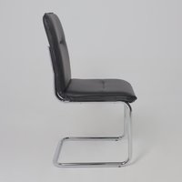 Офисный стул AksHome Вена (экокожа, черная/хром) в Могилеве