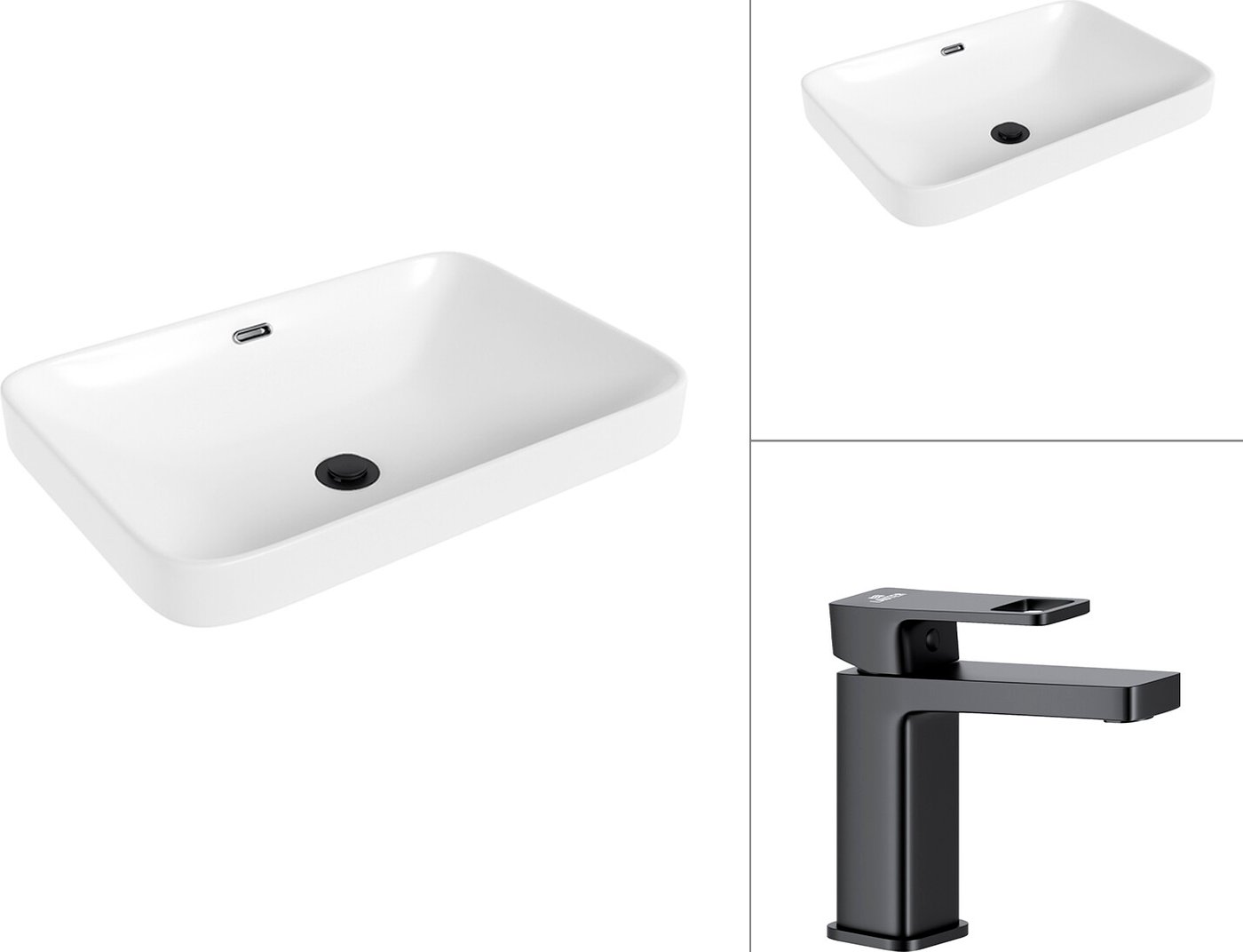 

Умывальник Lauter 21441B + Cascade 21СК655BS