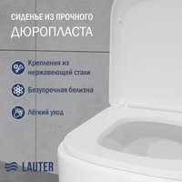 Унитаз напольный Lauter Rimless 21D2203 + гигиенический душ Glow 21LT0224GL