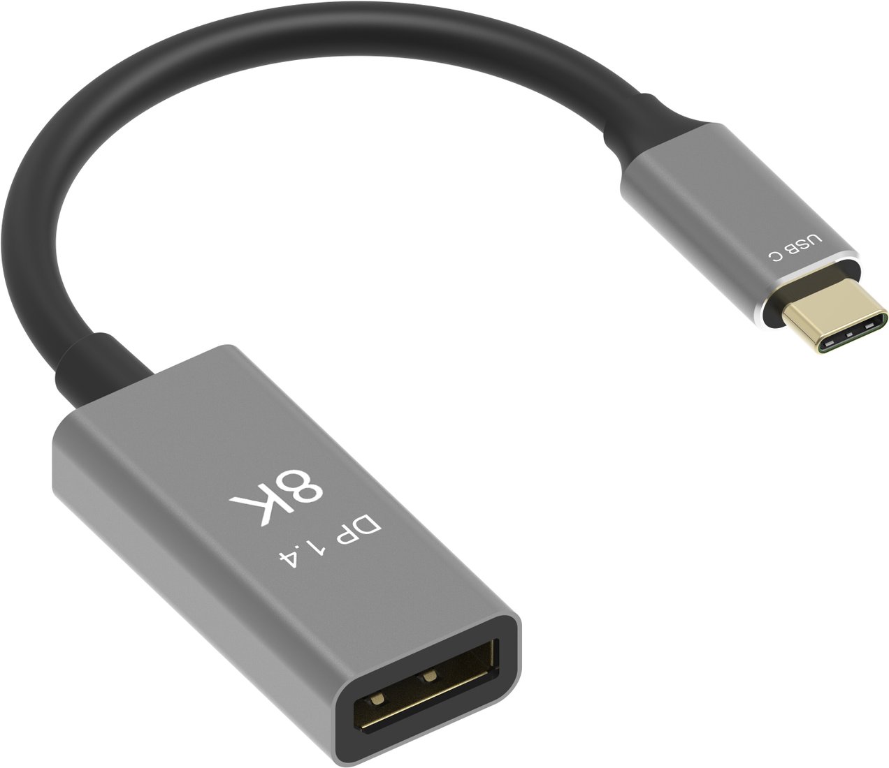 

Адаптер VCOM CU480M USB Type-C - DisplayPort (0.15 м, серый)