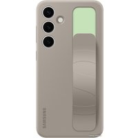 Чехол для телефона Samsung Standing Grip Case S24+ (серо-коричневый)
