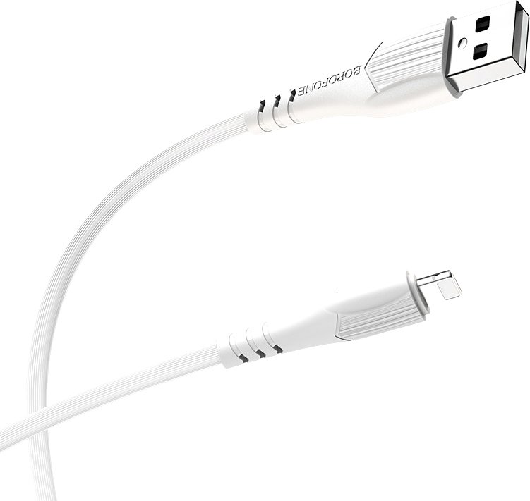 

Кабель Borofone BX37 USB Type-A - Lightning (1 м, белый)